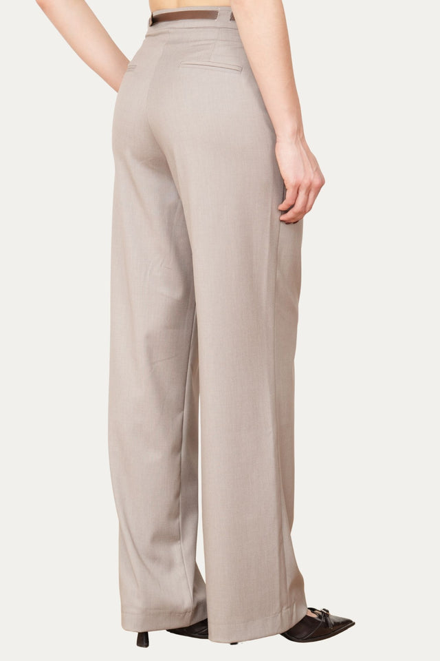 Pantalone palazzo sartoriale - Greige