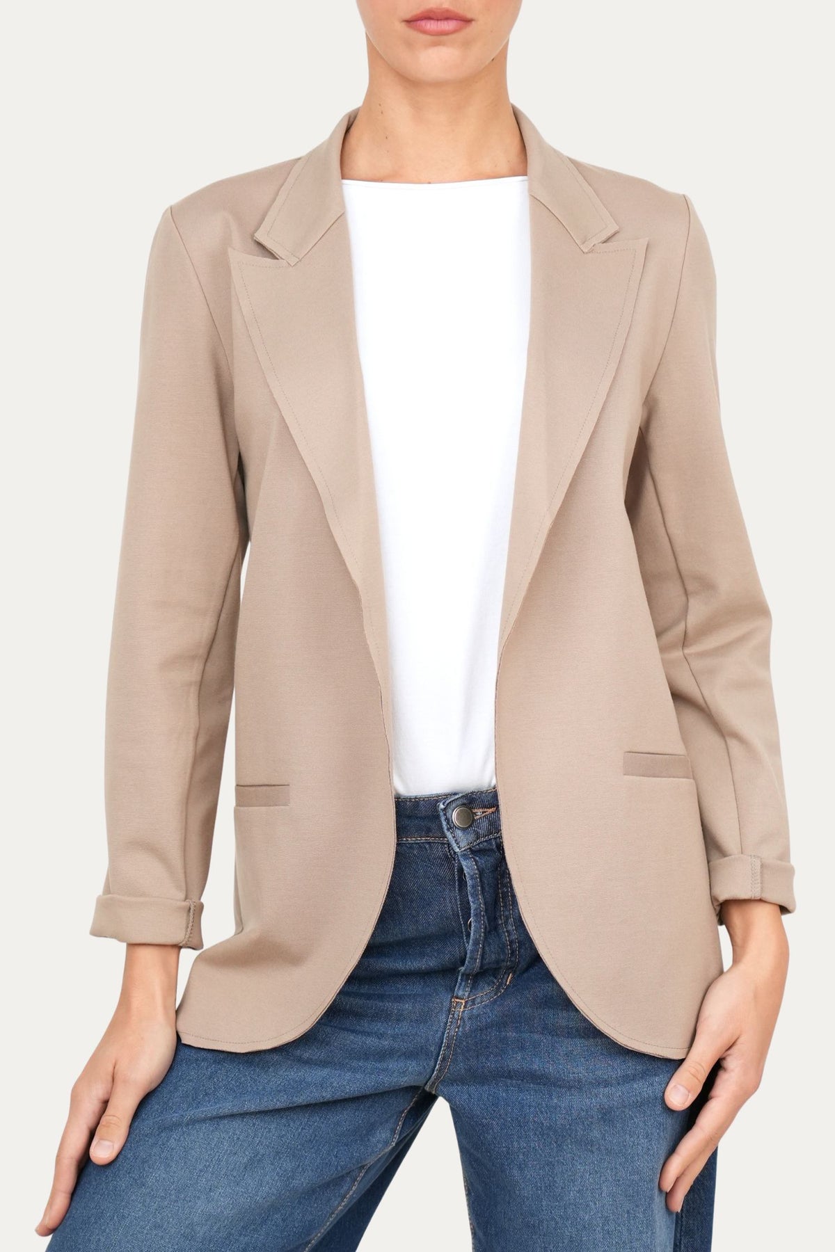 Giacca punto Milano JOLIE - Taupe