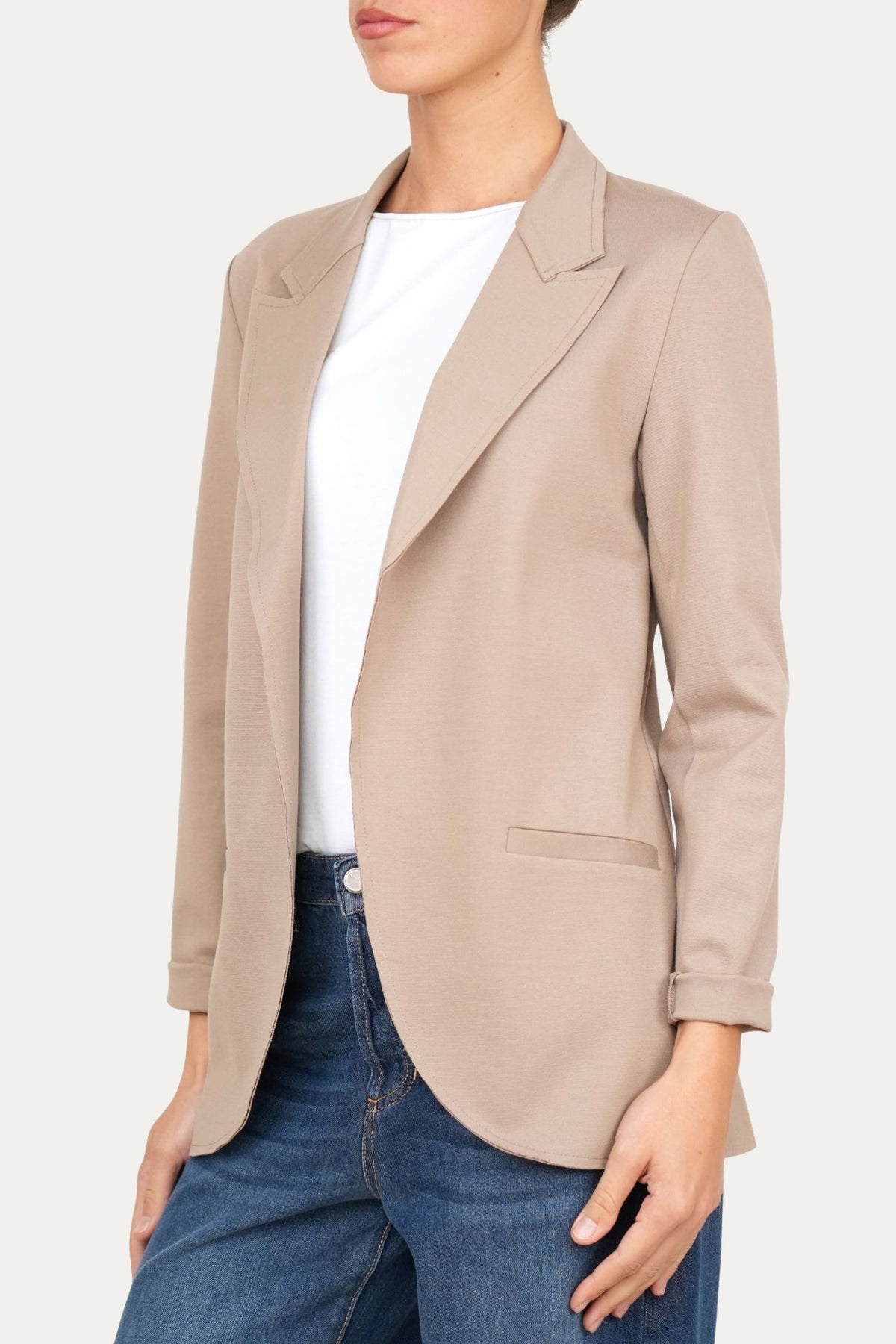 Giacca punto Milano JOLIE - Taupe