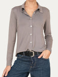 Camicia Jersey di Viscosa MILLY - Taupe