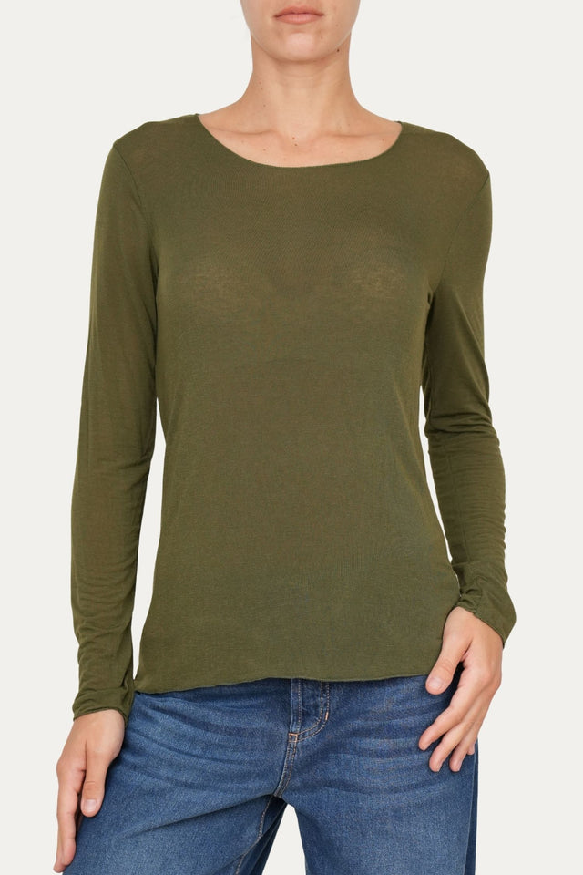 Maglia cachemirina - Verde Militare